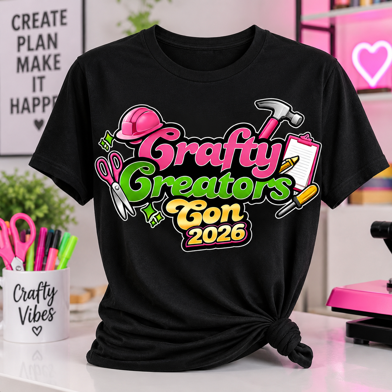 Crafty Creators Con Shirt (Pre Order)