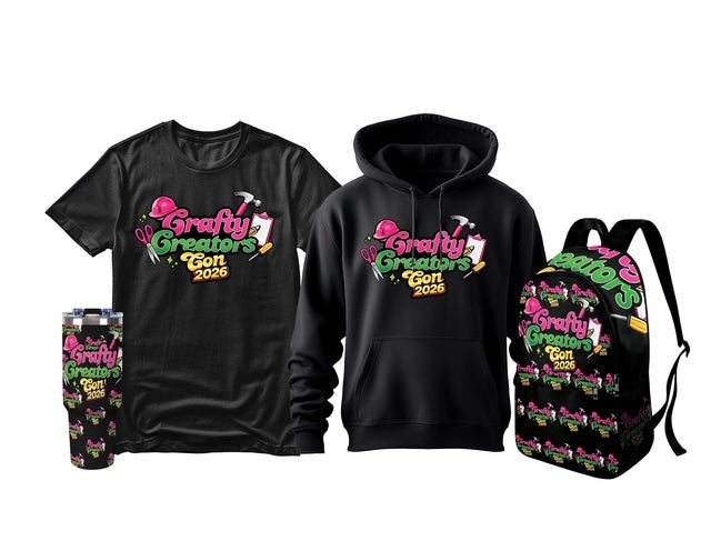 CRAFTY CON Apparel Pre order (Deadline September 31)