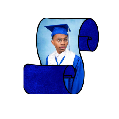Editable Grad Scroll Template – Digital Download