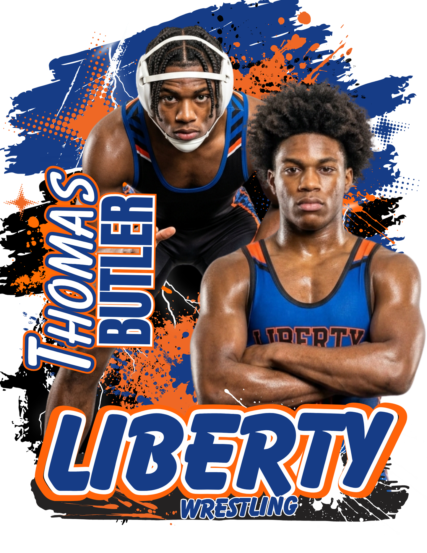 Wrestling Canva Editable Designs (15 total)