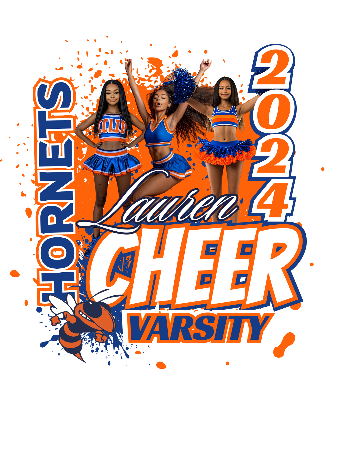 CHEERLEADER EDITABLE DESIGN BUNDLE (15 PC)
