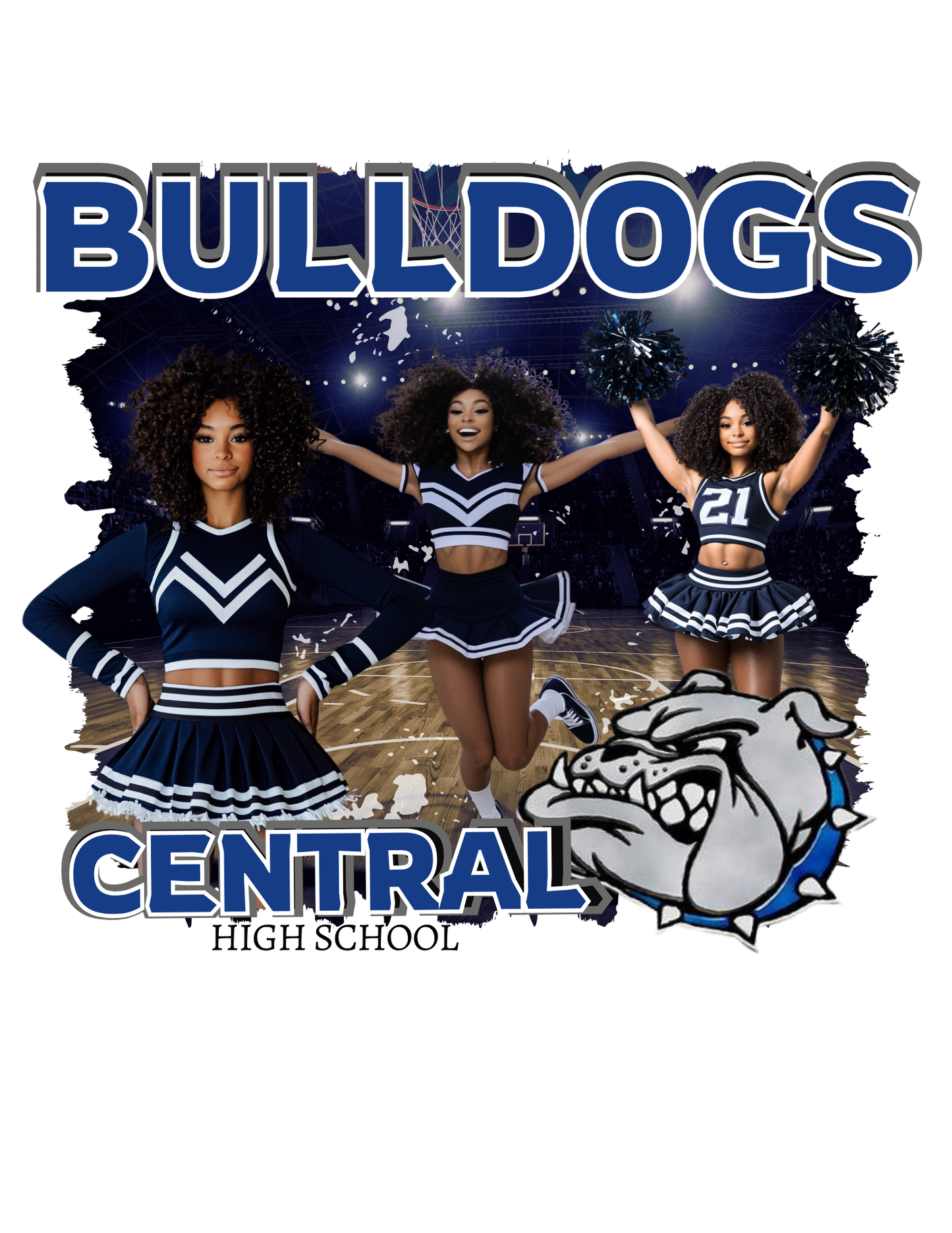 CHEERLEADER EDITABLE DESIGN BUNDLE (15 PC)