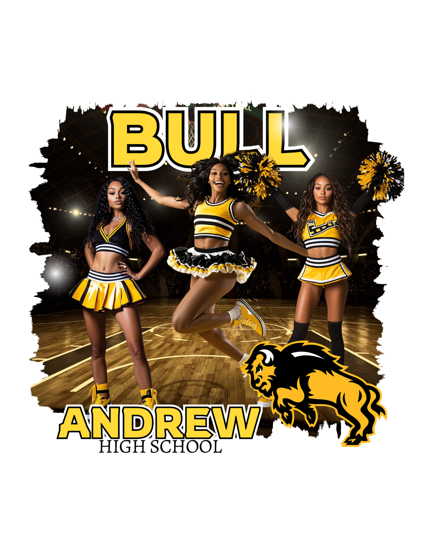 CHEERLEADER EDITABLE DESIGN BUNDLE (15 PC)