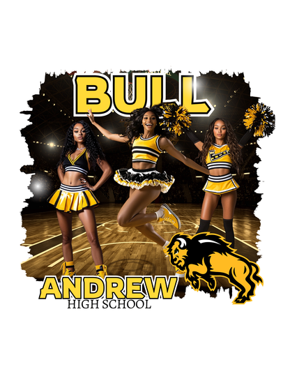 CHEERLEADER EDITABLE DESIGN BUNDLE (15 PC)