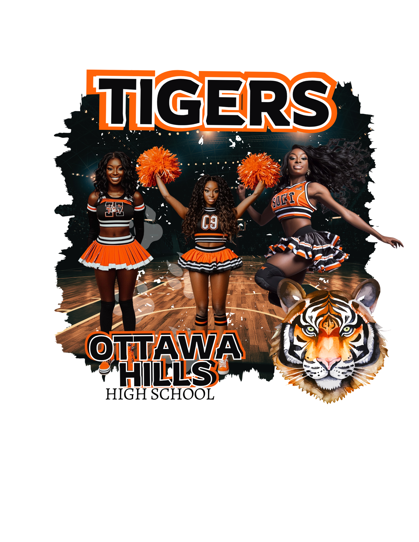 CHEERLEADER EDITABLE DESIGN BUNDLE (15 PC)