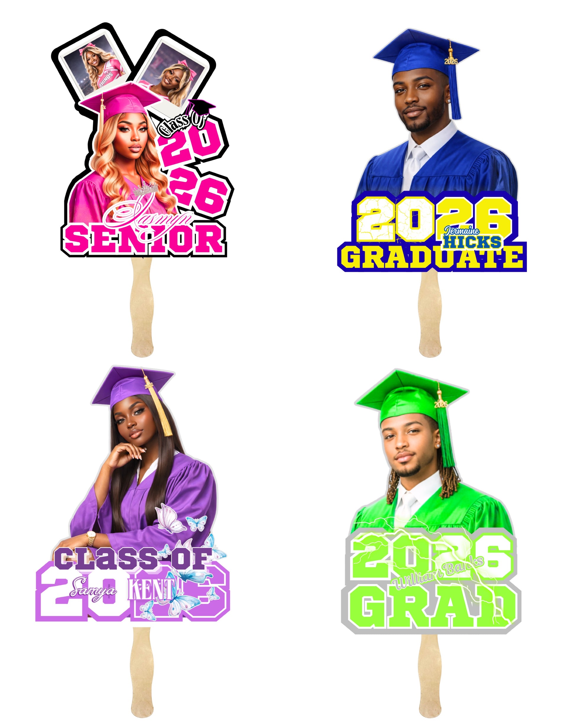 Graduation Editable Design Kit/ NEW (80 pc) (All 4 colors PURPLE, BLUE Blanks Galore Graduation Editable Design Kit/ NEW (80 pc) (All 4 colors PURPLE, BLUE Blanks Galore