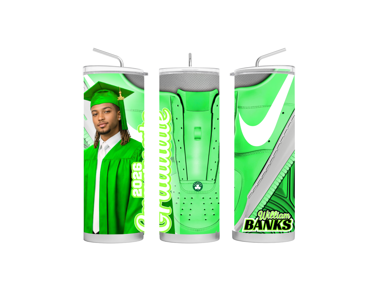 Grad Editable Designs Bundle(green only) (20 pc)