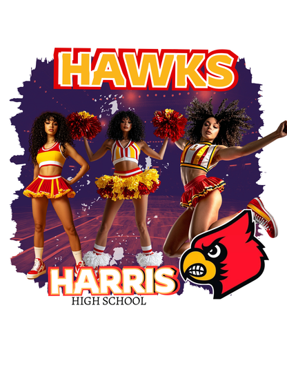 CHEERLEADER EDITABLE DESIGN BUNDLE (15 PC)