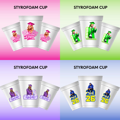 Graduation Editable Design Kit/ NEW (80 pc) (All 4 colors PURPLE, BLUE, GREEN, PINK)