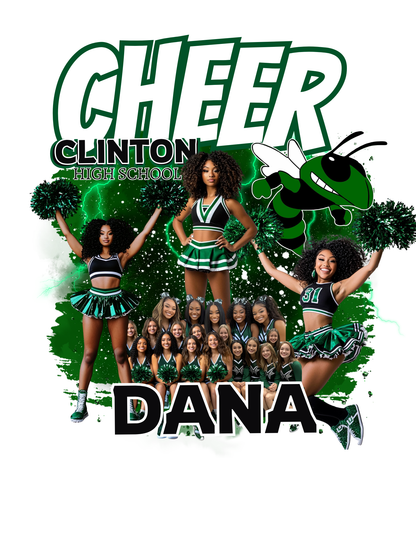 CHEERLEADER EDITABLE DESIGN BUNDLE (15 PC)