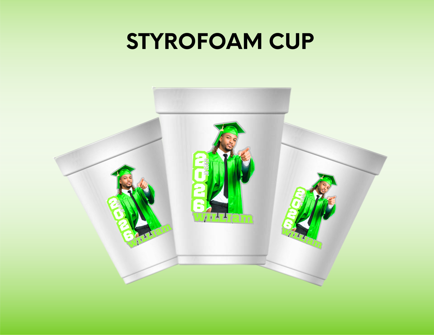 Grad Editable Designs Bundle(green only) (20 pc)