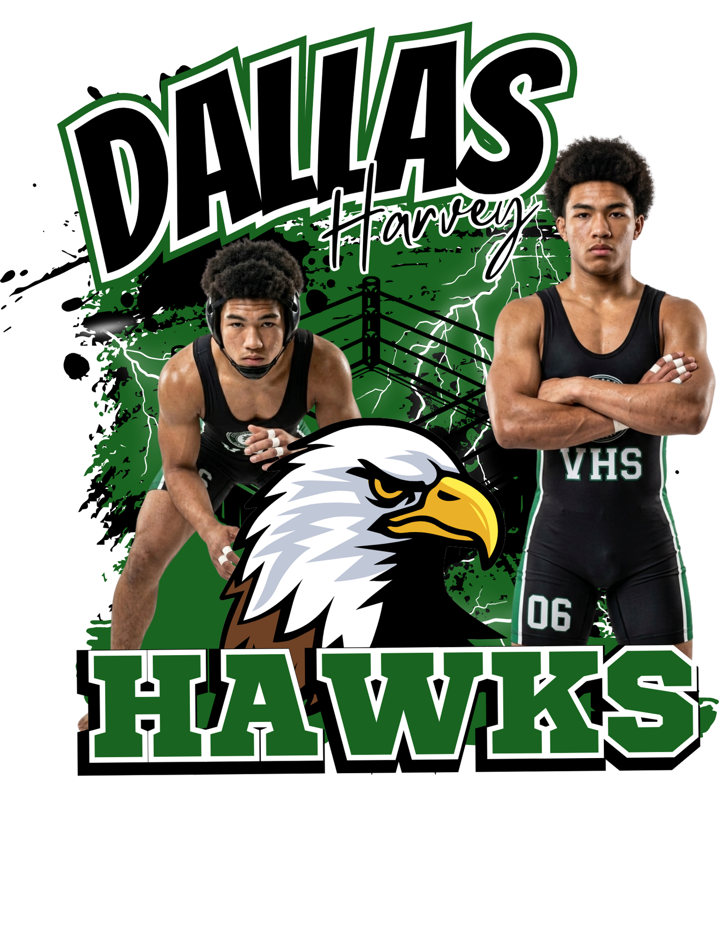 Wrestling Canva Editable Designs (15 total)