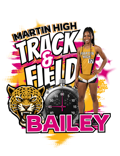 Track Field Canva Editable Designs (15 total)