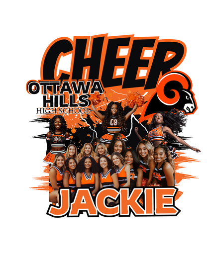 CHEERLEADER EDITABLE DESIGN BUNDLE (15 PC)