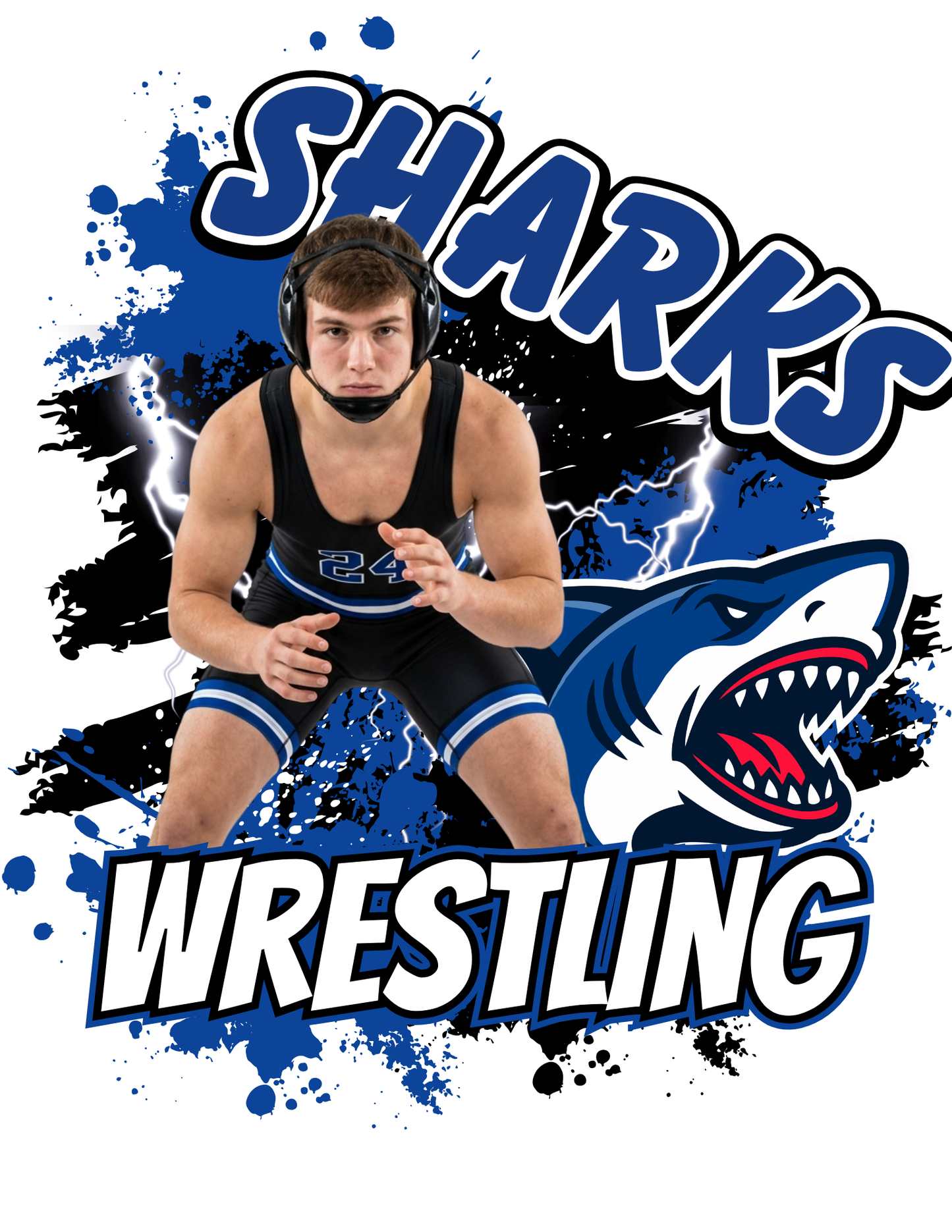Wrestling Canva Editable Designs (15 total)