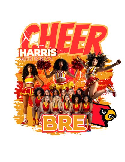 CHEERLEADER EDITABLE DESIGN BUNDLE (15 PC)
