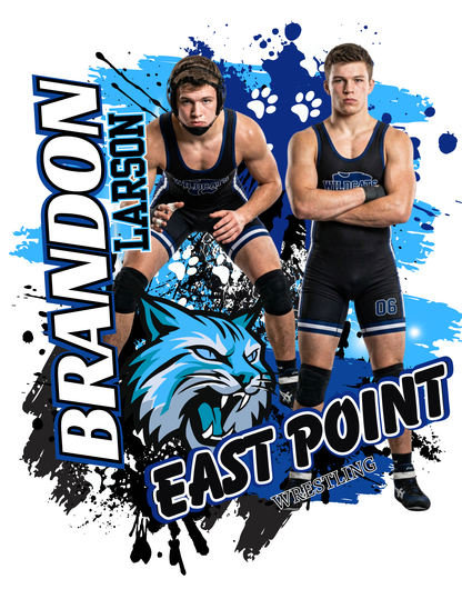 Wrestling Canva Editable Designs (15 total)