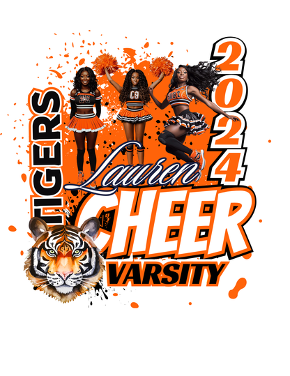 CHEERLEADER EDITABLE DESIGN BUNDLE (15 PC)