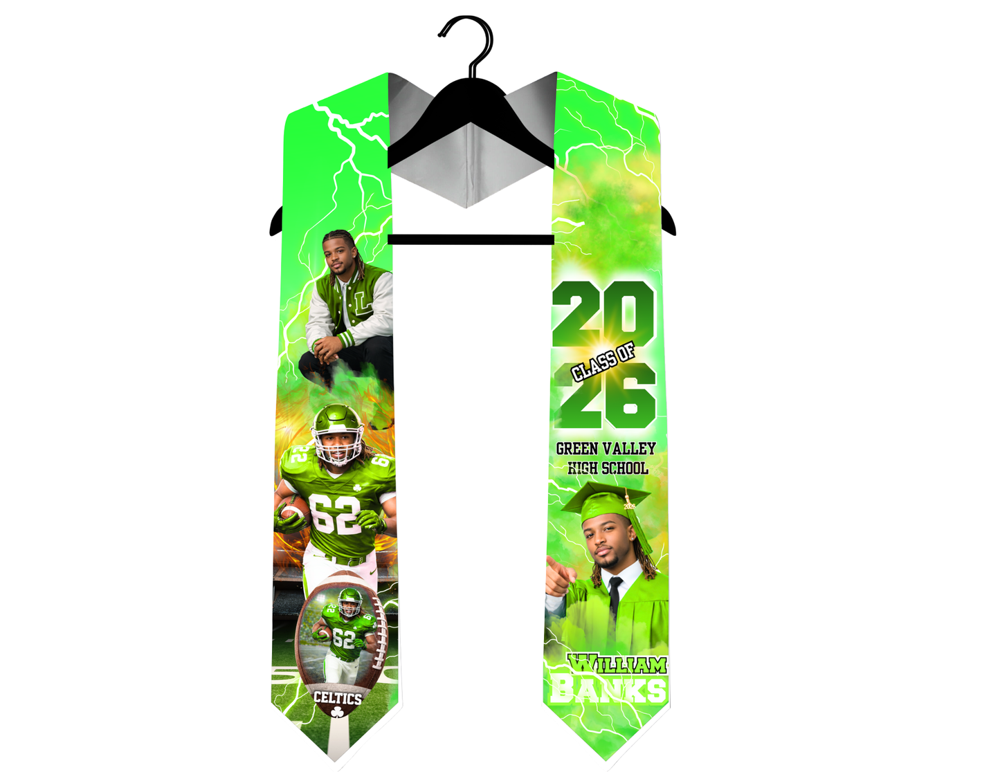 Grad Editable Designs Bundle(green only) (20 pc)