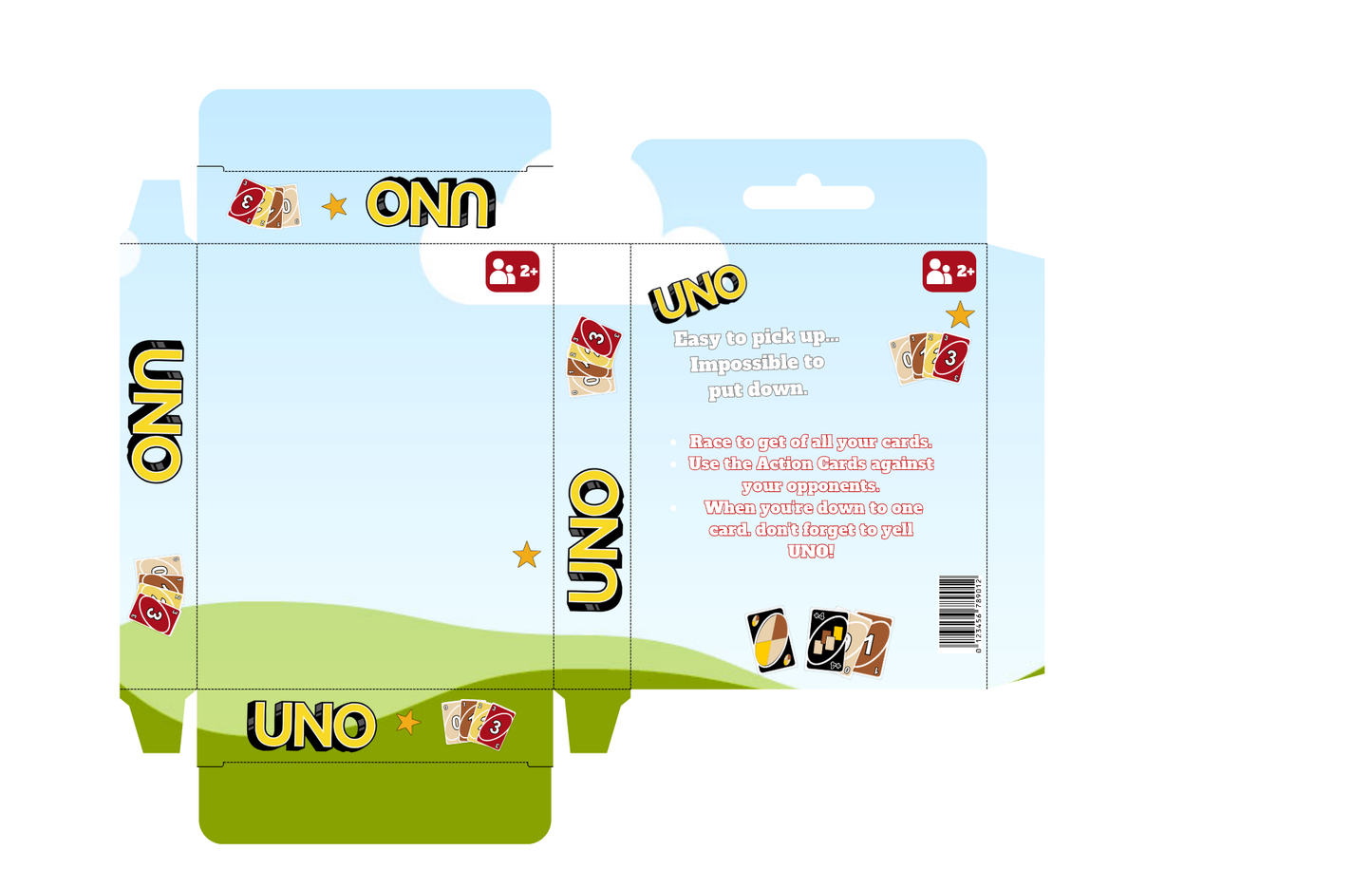 EDITABLE BLANK UNO CARDS