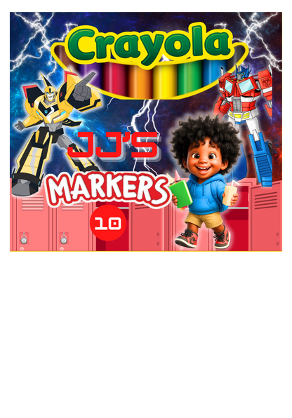 TRANSFORMERS Back To School editable design Bundle/ 10 pc