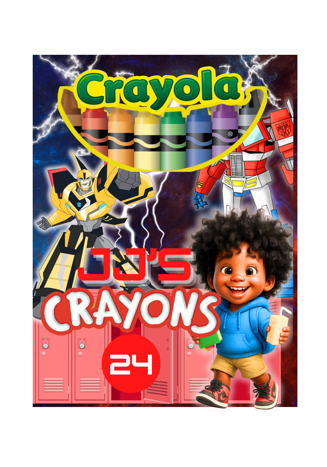 TRANSFORMERS Back To School editable design Bundle/ 10 pc