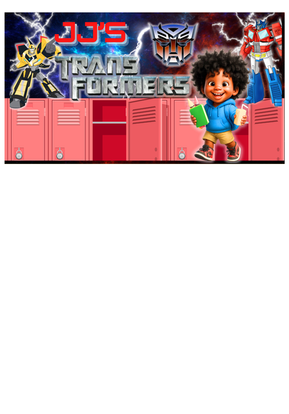 TRANSFORMERS Back To School editable design Bundle/ 10 pc