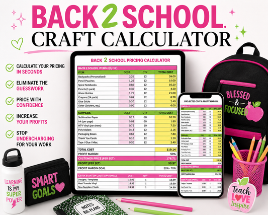 Craft Calculator For Back 2 School