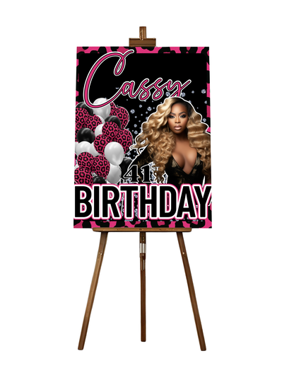Party Bucket Editable design Bundle 23 piece  (pink)