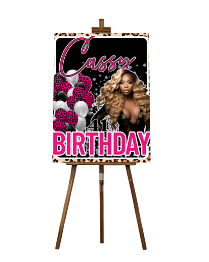 Party Bucket Editable design Bundle 23 piece  (pink)