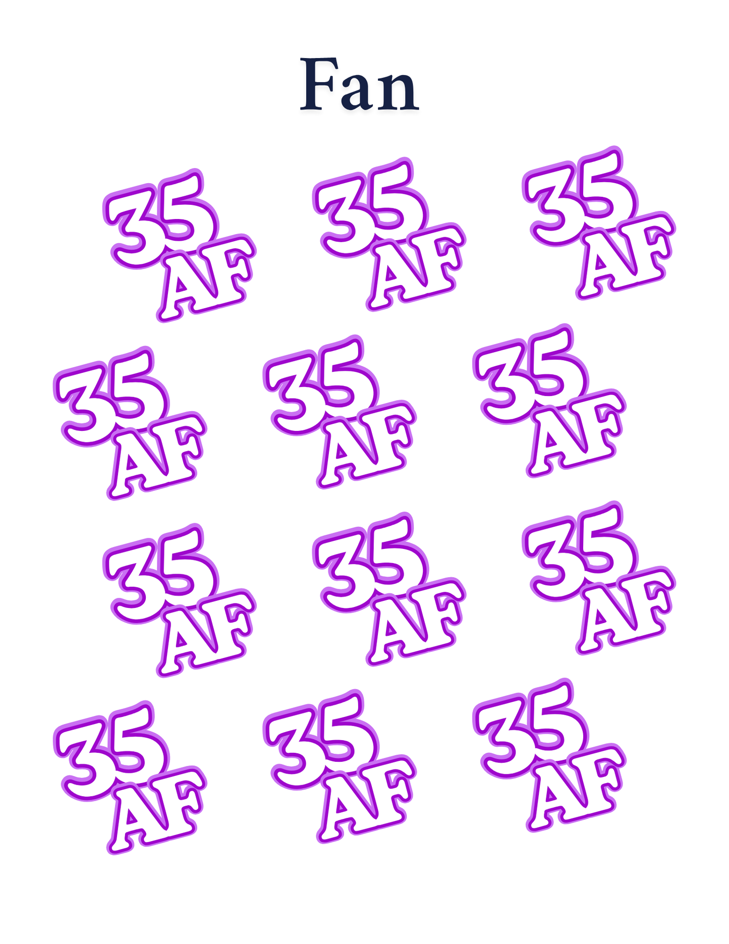 Party Bucket Editable design Bundle 9 piece  (purple)