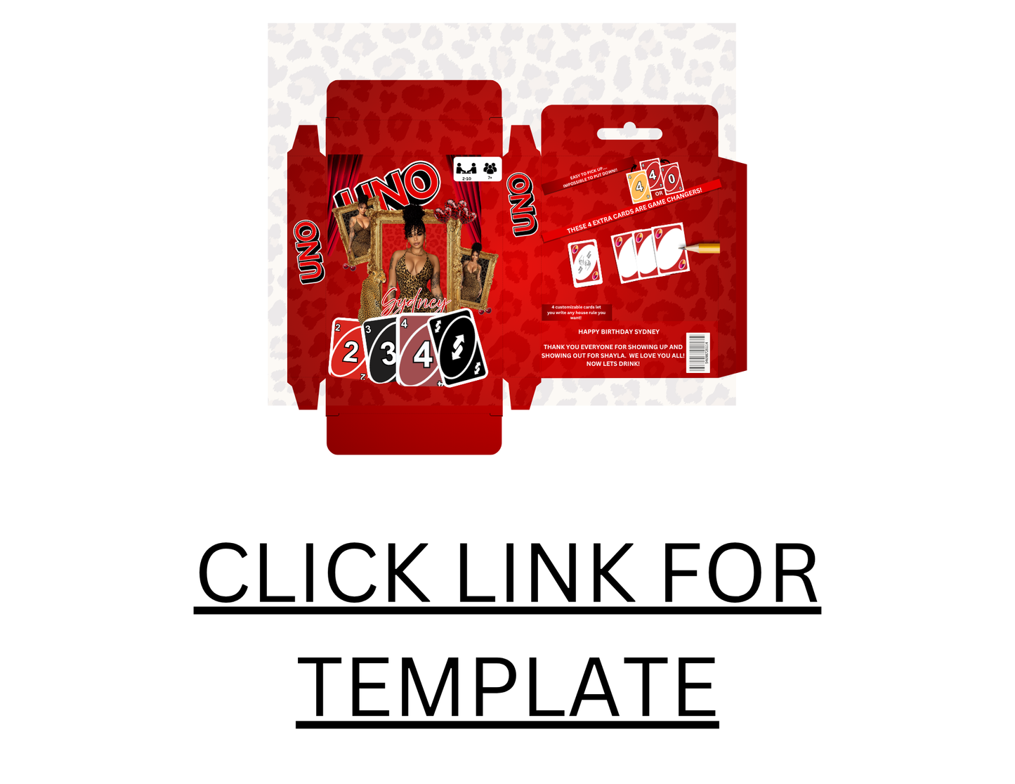 PARTY BUCKET 30 PC BUNDLE – RED LEOPARD EDITION