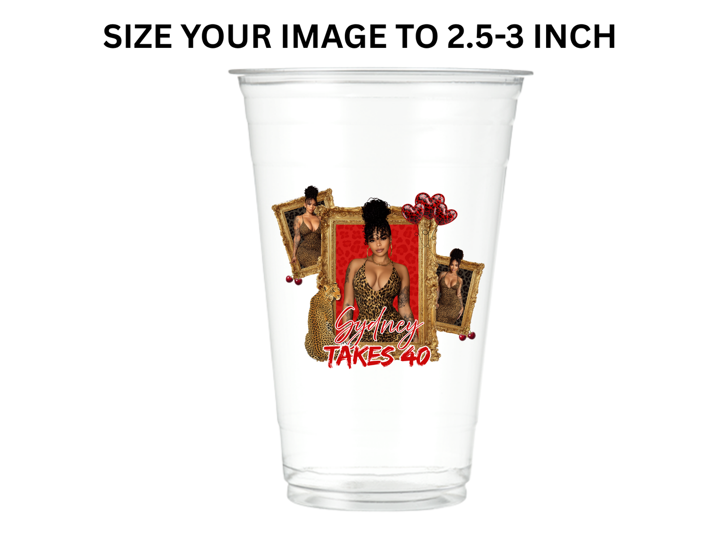 PARTY BUCKET 30 PC BUNDLE – RED LEOPARD EDITION
