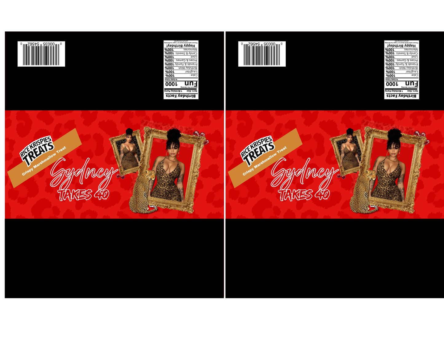 PARTY BUCKET 30 PC BUNDLE – RED LEOPARD EDITION