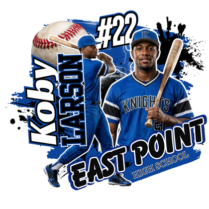 15 Piece Editable Baseball Template