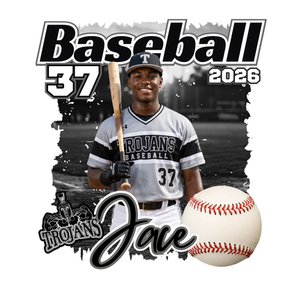 15 Piece Editable Baseball Template