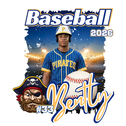 15 Piece Editable Baseball Template