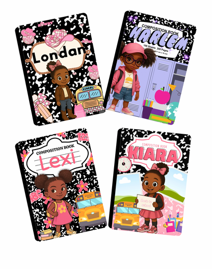 Composition Covers Editable Designs (8pc)