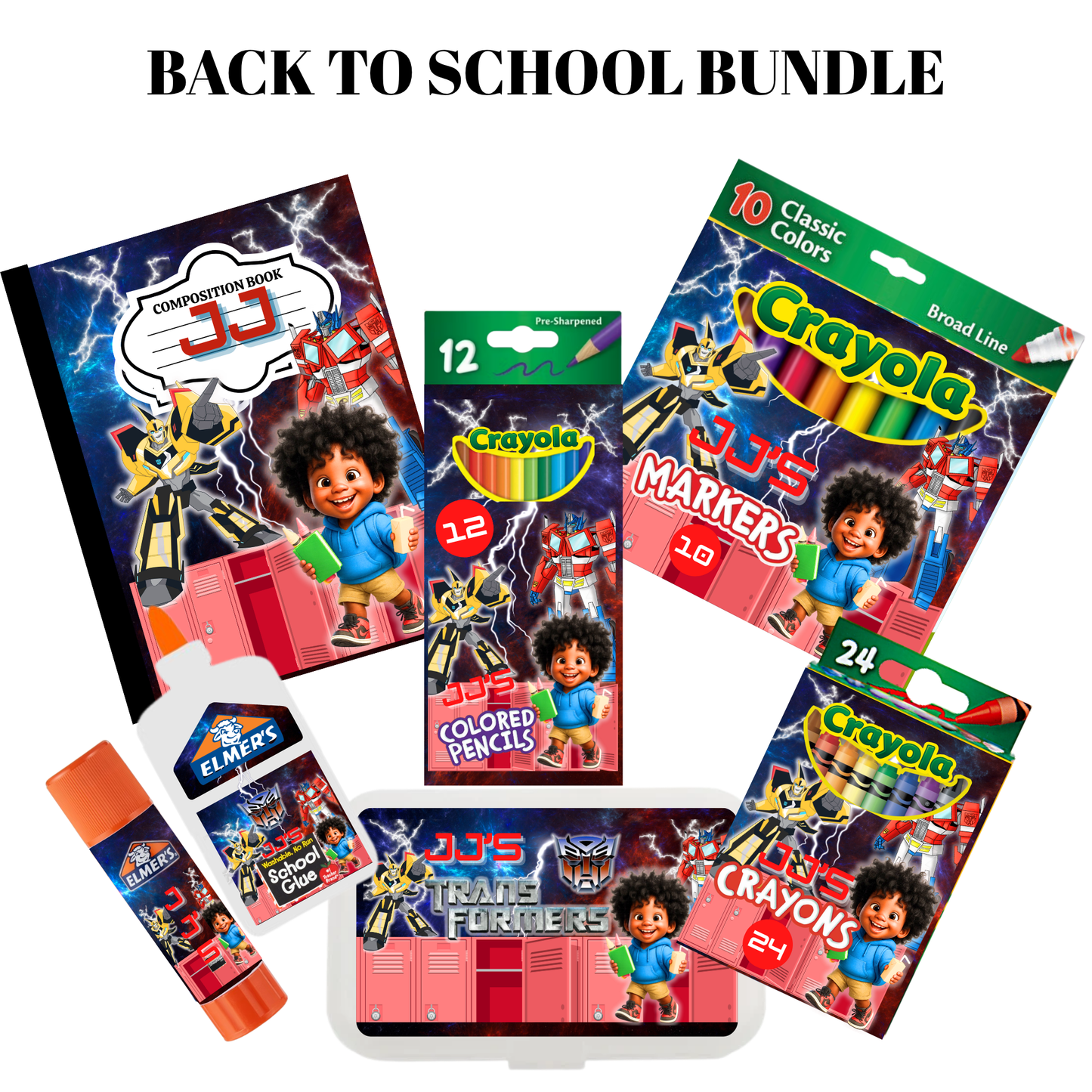 Transformers Back-to-School Bundle Templates (11-Piece Set)