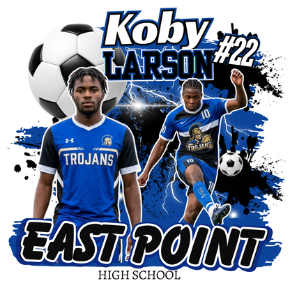 15 Piece Editable Soccer Template
