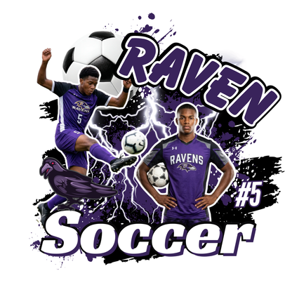 15 Piece Editable Soccer Template