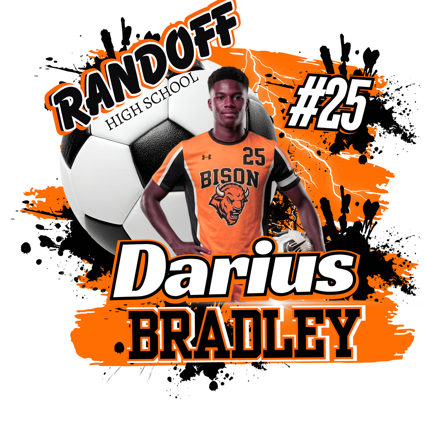 15 Piece Editable Soccer Template