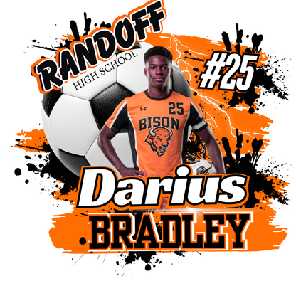 15 Piece Editable Soccer Template