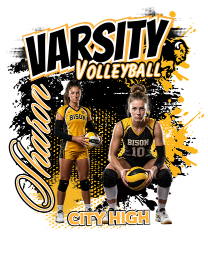 15 Editable Volleyball Canva Designs