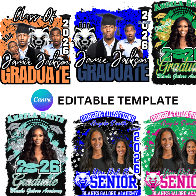 Editable Senior Templates – Digital Download