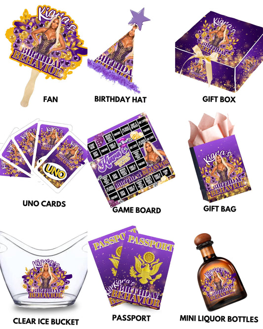 PARTY BUCKET 30 PC BUNDLE – PURPLE EDITION