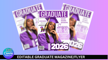 Grad Editable Designs Bundle(purple only) (20 pc)