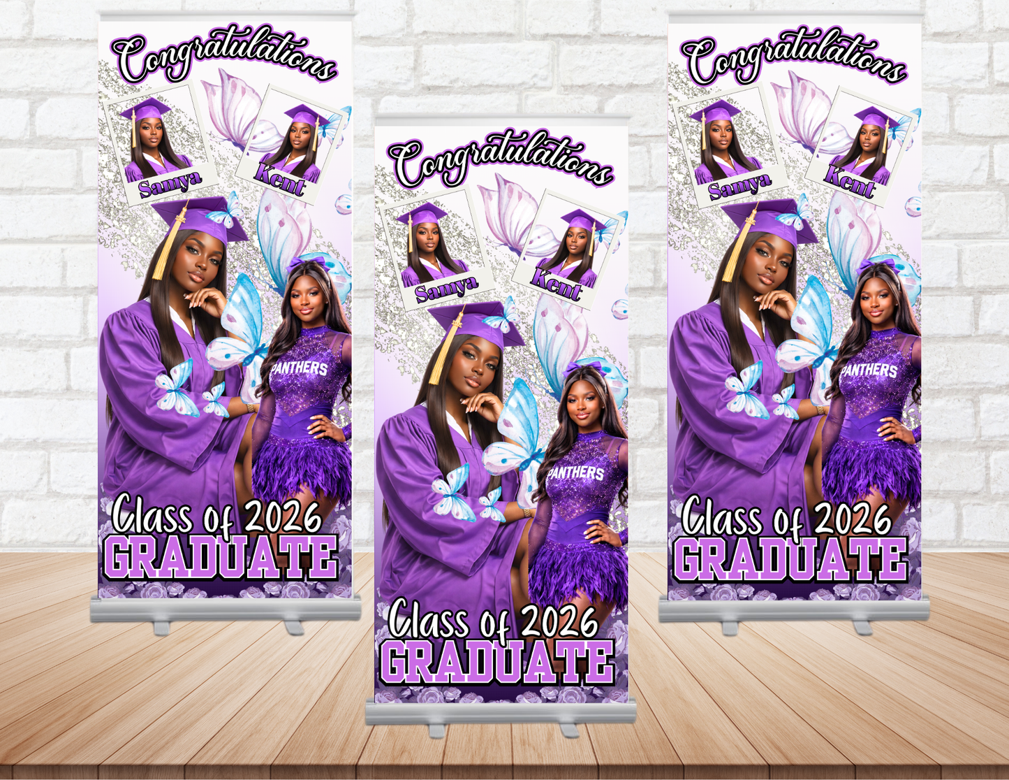 Grad Editable Designs Bundle(purple only) (20 pc)