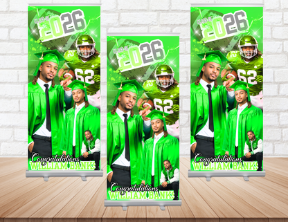Grad Editable Designs Bundle(green only) (20 pc)
