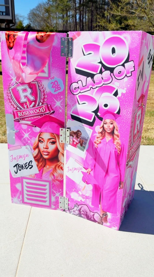 TEMPLATE / Graduation Locker Editable Design & Template